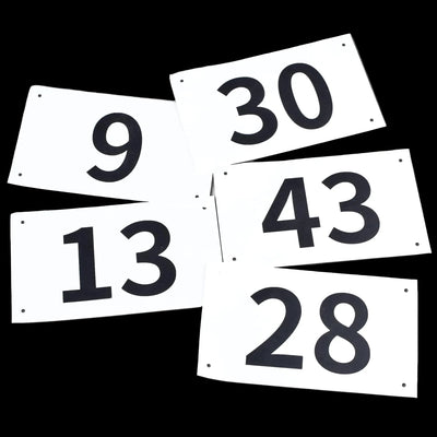 Race Number Bibs