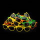 Colored sunglasses for color run